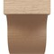 Ekena Millwork 6in. W x 8in. H x 20in. L Del Monte Woodgrain TimberThane Rafter Tail, Primed Tan RFTUR06X08X20DELRCPR - alternate 4